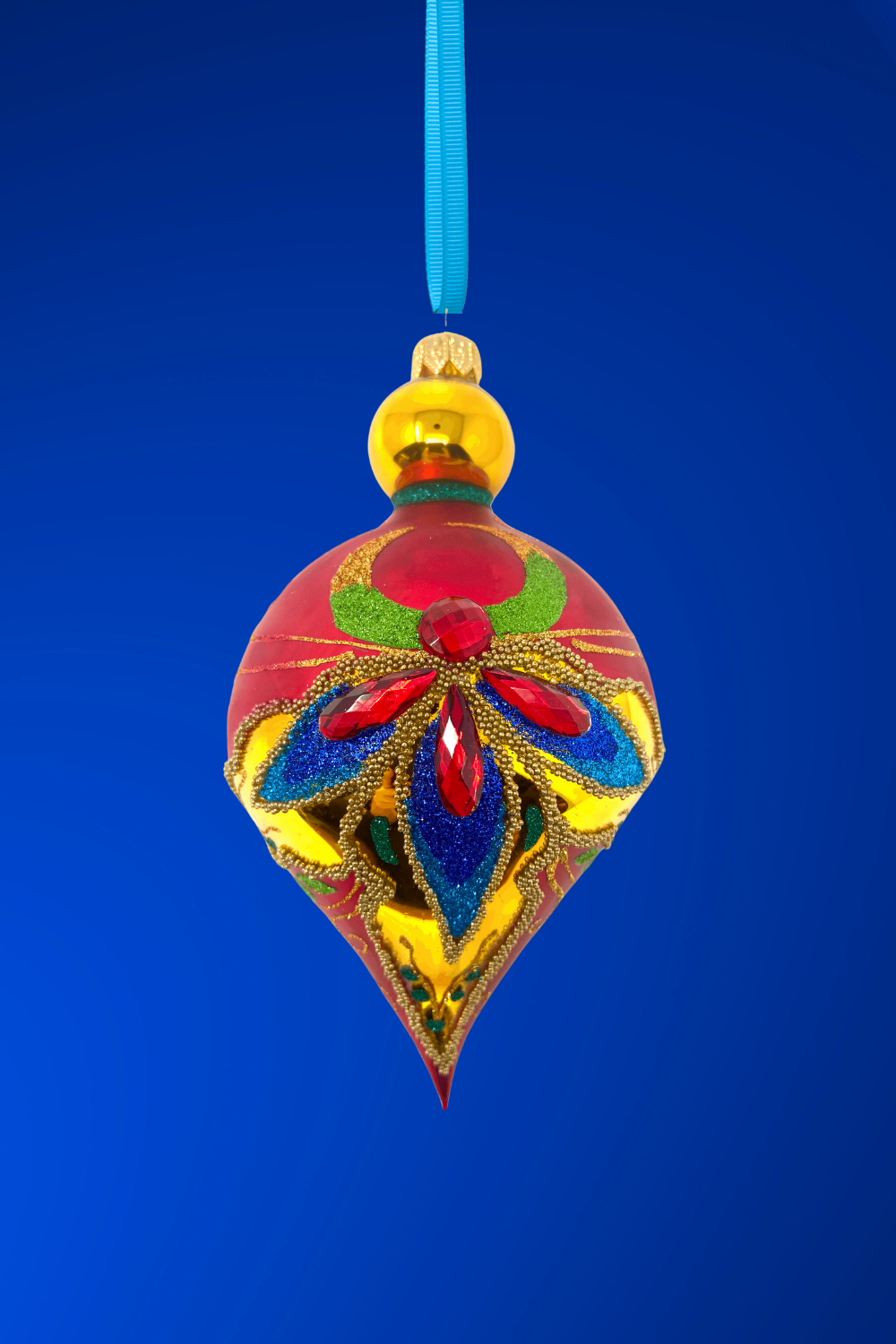 Crystalized Snow Glass Christmas Bauble - Southlake Paws