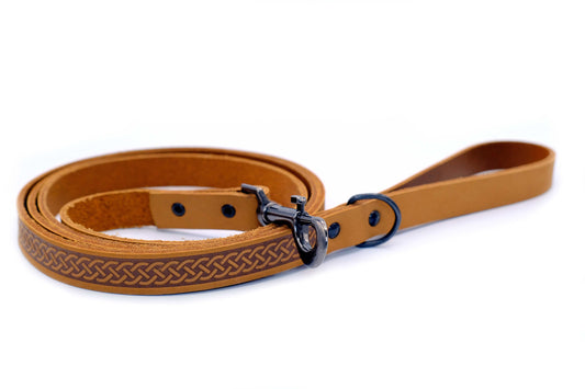 Celtic Sport Leather Collar and Leash Set - image 6