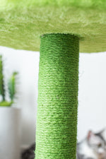 Cat Sunflower Tree Bed - Sisal Covered 2 in 1 Climbing Activity Tower
