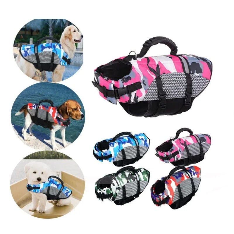 Camo Dog Life Jacket - Southlake Paws