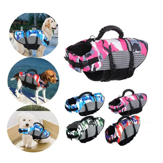 Camo Dog Life Jacket - Southlake Paws