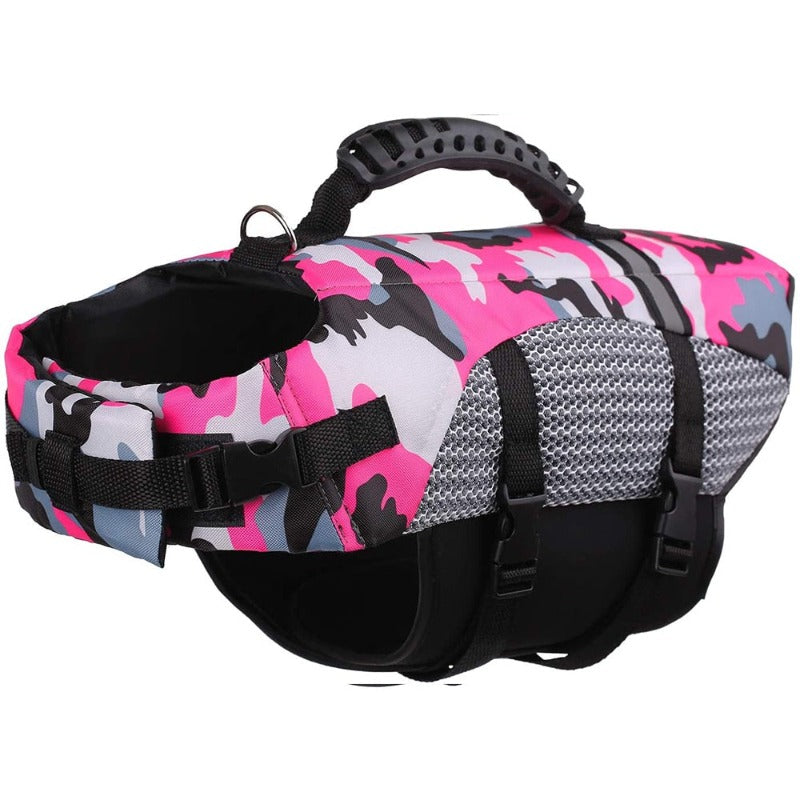 Camo Dog Life Jacket - Southlake Paws