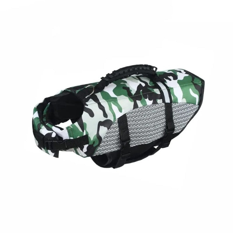 Camo Dog Life Jacket - Southlake Paws