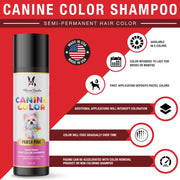 Canine Color Semi Perm Coat Color Shampoo for Dogs