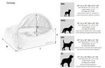 Cloud-Faux Fur Canopy Bed
