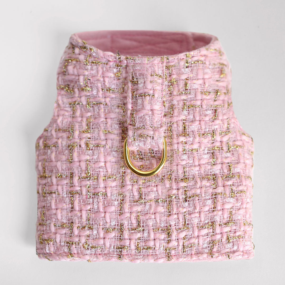 Chantel Tweed Dog Faux Fur Handmade Handmade in the USA Harness - Designer Dog Harness from Southlake Paws