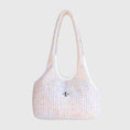 Load image into Gallery viewer, Chantel Tweed Dog Carrier Ultra - plush Satin Handmade Handmade in the USA Carriers - Luxury Dog Carrier from Southlake Paws
