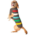 Load image into Gallery viewer, Charcoal Stripe Dog Sweater
