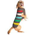 Load image into Gallery viewer, Charcoal Stripe Dog Sweater
