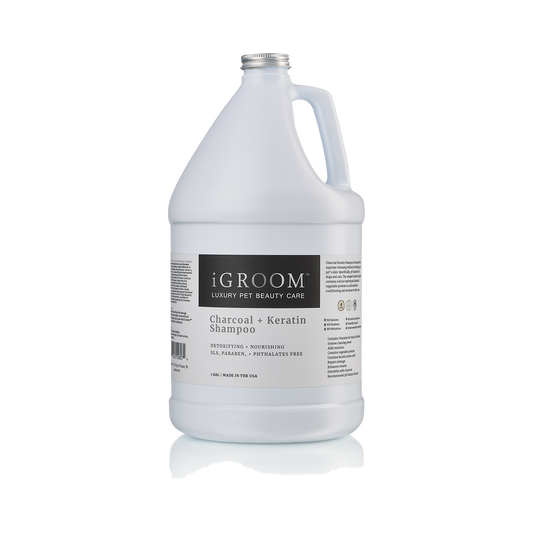 Pet Charcoal and Keratin Shampoo Gallon by iGroom