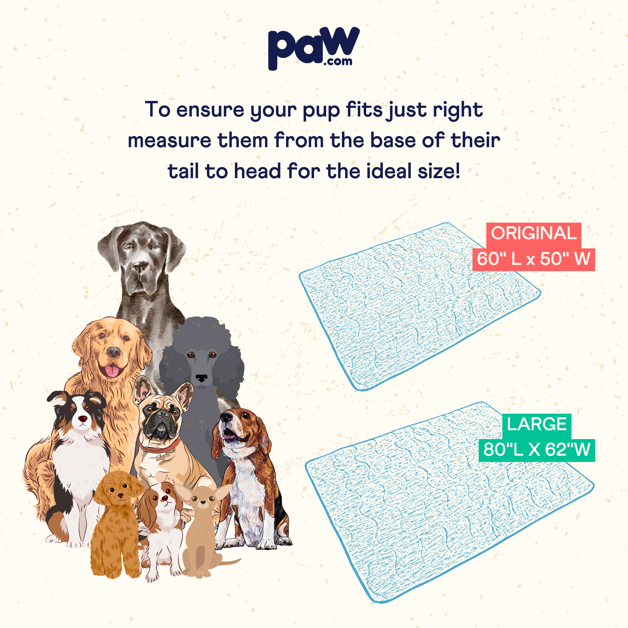 PupChill™ Cooling Waterproof Blanket - Arctic Sand 