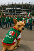 Load image into Gallery viewer, Parisian Pet 'Team Mexico' Dog & Cat T-Shirt – Patriotic Dog Shirt, Perfect for Soccer Fans – Red, White, Green
