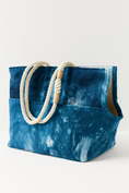 Load image into Gallery viewer, Hand Dyed Indigo Dog Tote

