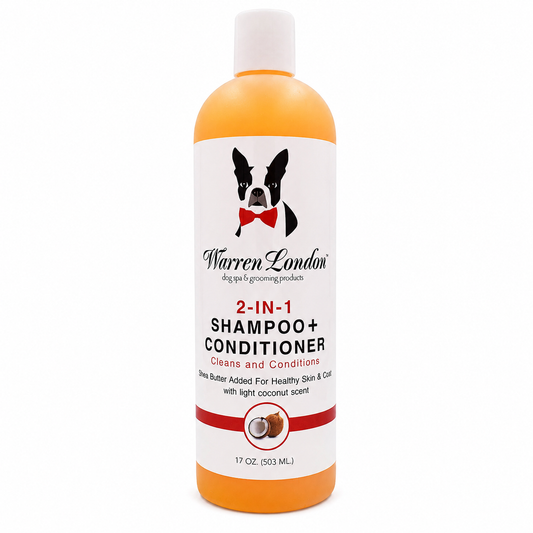 2-in-1 Dog Shampoo + Conditioner - Coconut Scented