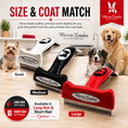 Load image into Gallery viewer, De-Shedding Dog Brush for Short Hair by Southlake Paws, featuring three sizes and ergonomic handles, ideal for various breeds
