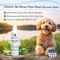 Load image into Gallery viewer, Southlake Paws Deep Cleaning Paw Spray for Dogs, featuring a golden dog by a lake, with aloe and tea tree oil ingredients.
