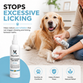 Load image into Gallery viewer, Southlake Paws Deep Cleaning Paw Spray for Dogs, designed to soothe paws and reduce excessive licking, shown in use on a dog.
