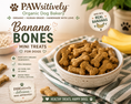 Load image into Gallery viewer, Banana Bones for Dogs | Organic Handmade Dog Treats
