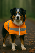 Load image into Gallery viewer, Parisian Pet 'Orange Raincoat' for Dogs & Cats, Waterproof Pet Outerwear, Dog Raincoat for Rain, Pet Rain Protection, Orange
