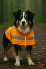 Parisian Pet 'Orange Raincoat' for Dogs & Cats, Waterproof Pet Outerwear, Dog Raincoat for Rain, Pet Rain Protection, Orange