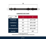 ExionPro Bridle Cheek Pieces With Buckle Fastening - White Stitching