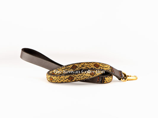 TKC Cheetah Beaded Dog Lead