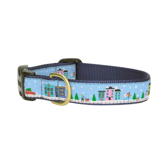 Up Country City Christmas Cast Brass Dog Collar