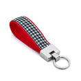 Load image into Gallery viewer, Classic Black Houndstooth Key Ring

