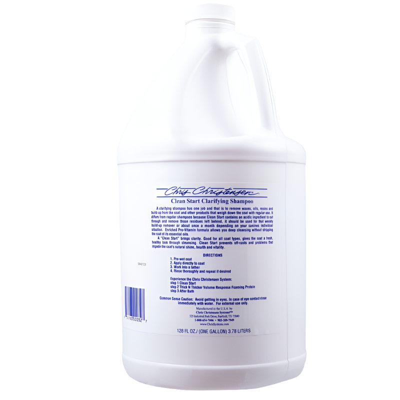 Dog Clean Start Clarifying Shampoo Gallon by Chris Christensen