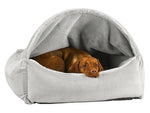 Cloud-Faux Fur Canopy Bed