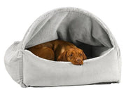 Winter White-Faux Fur Canopy Bed