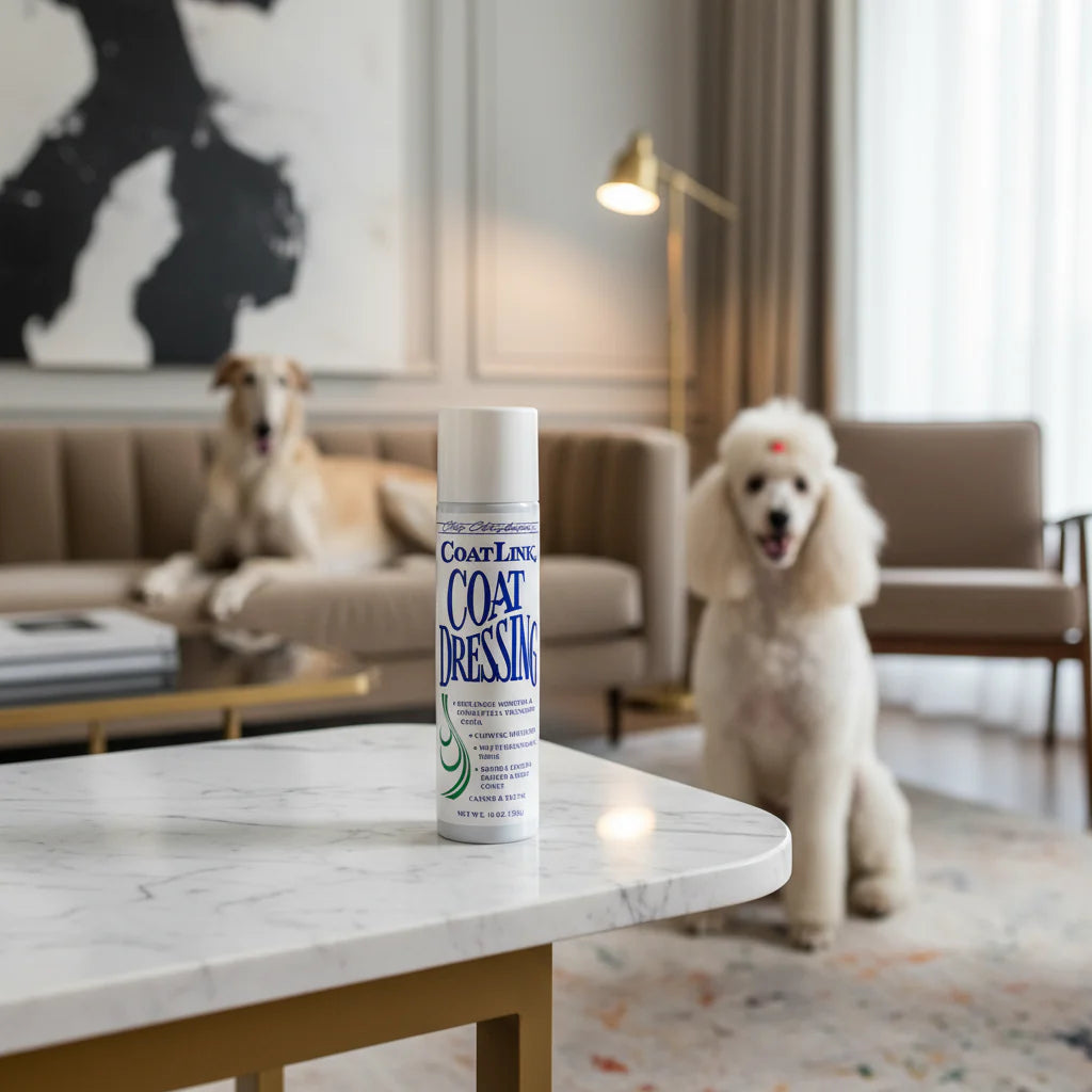 Coatlink Coat Dressing Spray 10oz by Chris Christensen professional dog grooming tool Southlake Paws