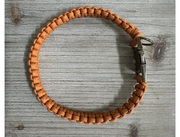 Cobra Braid in Mustard - Handmade Dog Collar