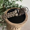 Load image into Gallery viewer, Cobra Braid in Tan - Handmade Dog Collar
