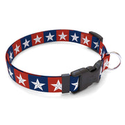 Personalized Colonial Stars Dog Collar
