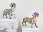 Colorful Newspaper Dachshund