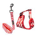 Load image into Gallery viewer, EcoBark Custom-Fit Harness & Leash Combo - Red Stripe
