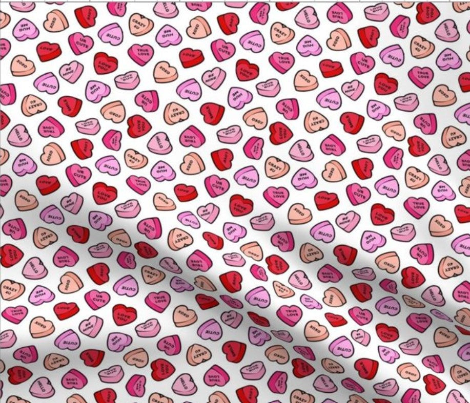 Conversation Hearts Bow Tie