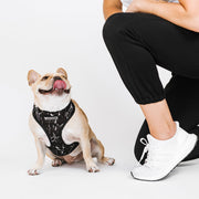 Frenchie Duo Reversible Harness - Black Marble