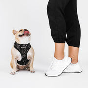 Frenchie Duo Reversible Harness - Black Marble 