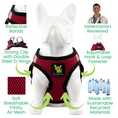 Load image into Gallery viewer, EcoBark Step In Dog Harness - XXXS to Small Breeds- Reflective Soft Mesh Harness for Teacup, Small Dogs and Puppies / Burgundy
