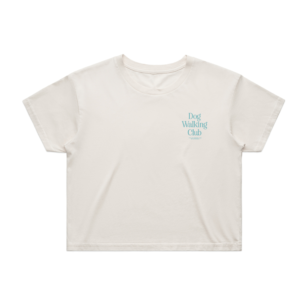 Dog Walking Club Crop Top | Gift for Dog Lovers & Pup Owners
