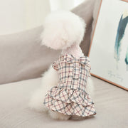 Plaid Harness Dog Dress & Leash Set