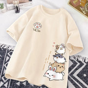 Cute Animal Stack T-Shirt 