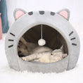 Load image into Gallery viewer, Cute Cat Shaped Cat Bed 
