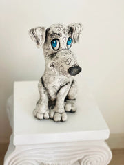 Cute Puppies Sculpture Set of 2