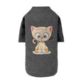 Load image into Gallery viewer, Cutie Dog Tee Collection Dark Grey Kitty Dog T - Shirt - Designer Dog Clothes from Southlake Paws
