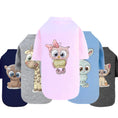 Load image into Gallery viewer, Cutie Dog Tee Collection-Light Grey Giraffe
