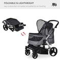 Load image into Gallery viewer, Travel Pet Stroller with Adjustable Handlebar
