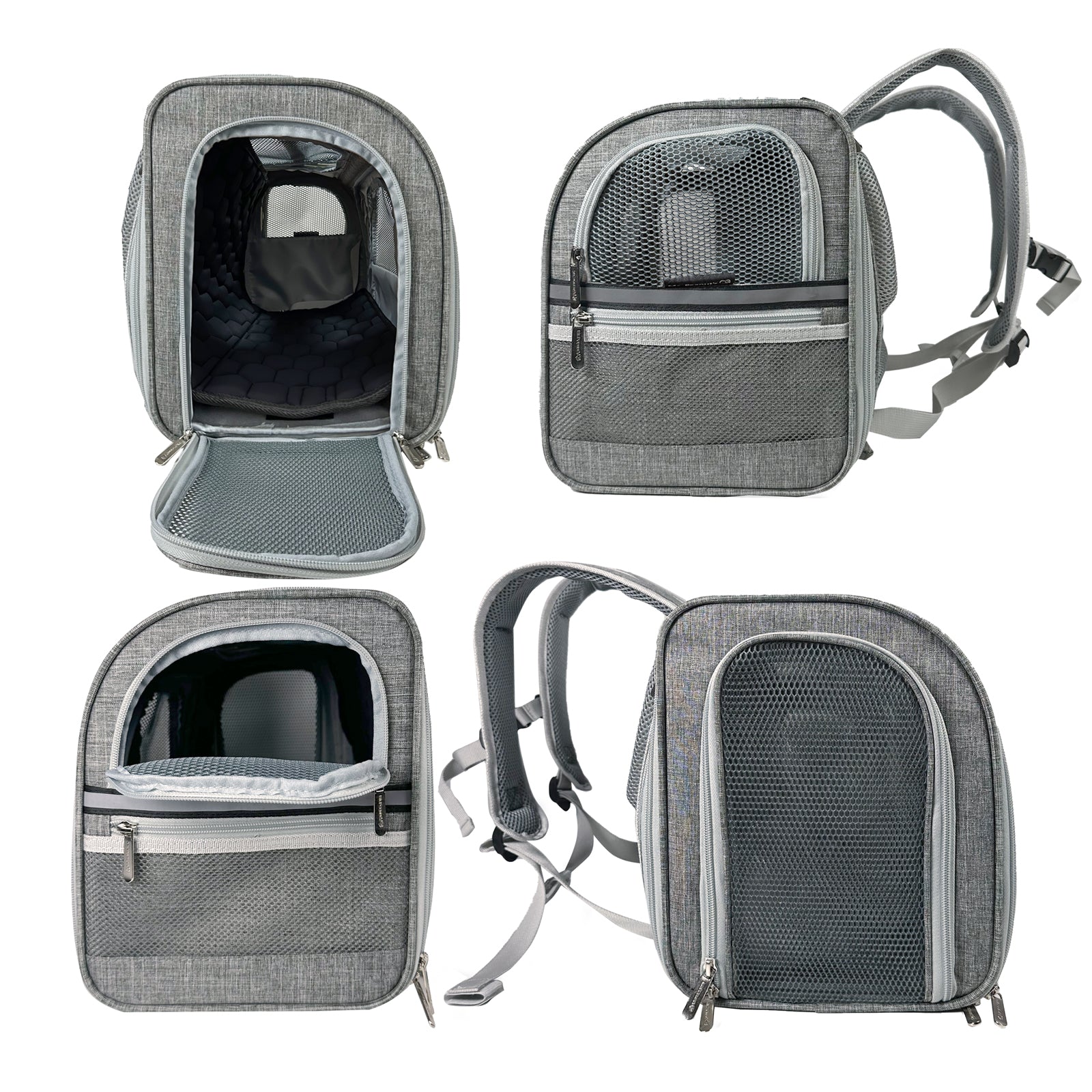 Mr. Peanut's Monterey Series Airline Compliant Horizontal Backpack Pet Carrier - Southlake Paws